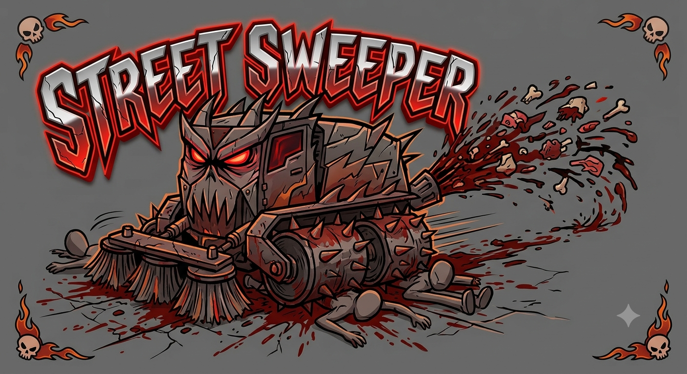 Street Sweeper killstreak themed artwork